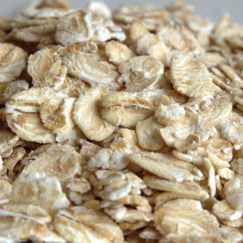 Serpihan oat close-up